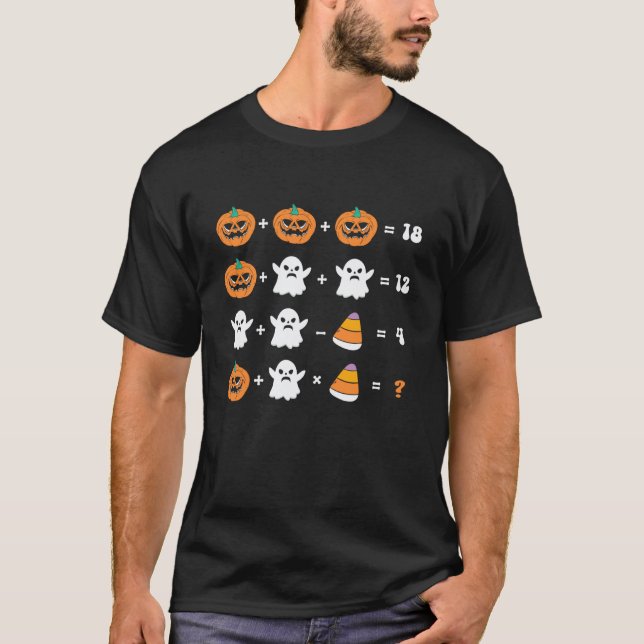 T-shirt Opérations ordonnées de professeur de mathématique (Devant)