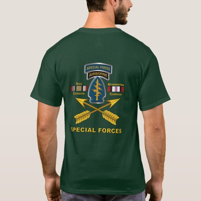 T-shirt Opérations spéciales de l'Armée de terre L'ancien  (Dos)