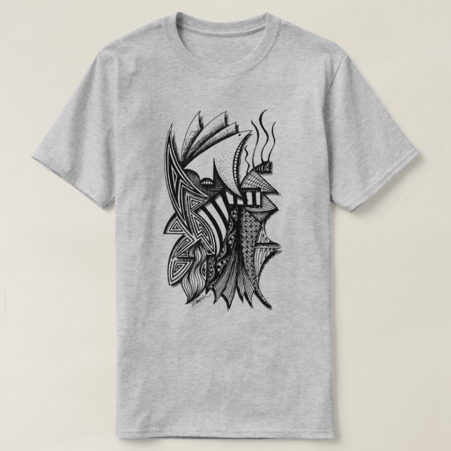 T-shirt Operetta par Darin Jones (Design devant)