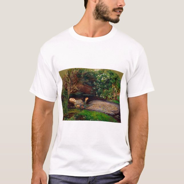 T-shirt Ophélie, John Everett Millais, 1851-1852 (Devant)