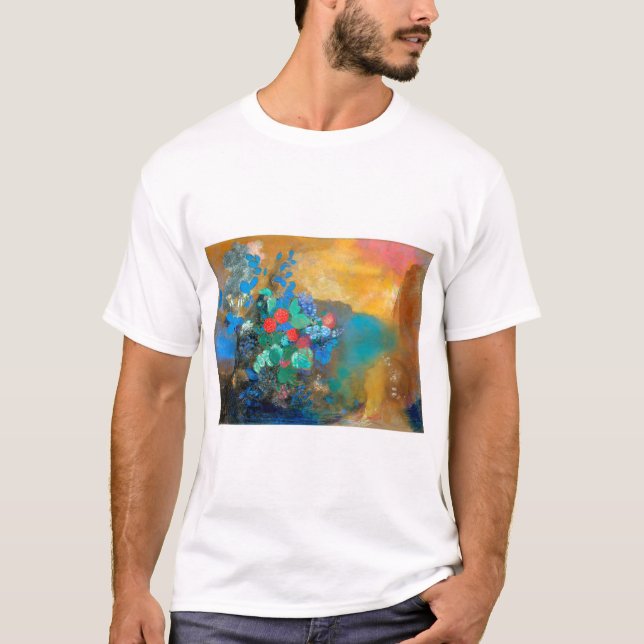 T-shirt Ophélie parmi les Fleurs, Redon (Devant)