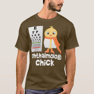 T-shirt Ophtalmologie Chick Ophtalmologiste ophtalmologist