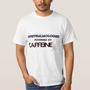 T-shirt Ophtalmologue actionné par la caféine