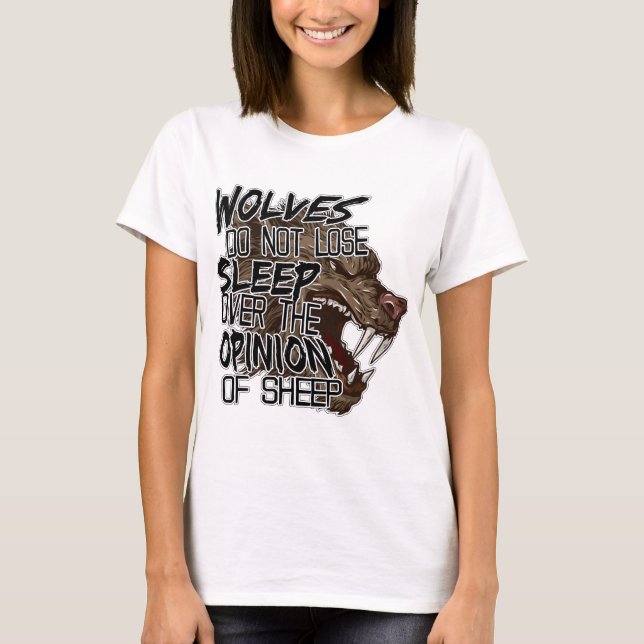 T-shirt Opinion des loups (Devant)