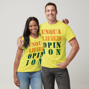 T-shirt "Opinion sans réserve "