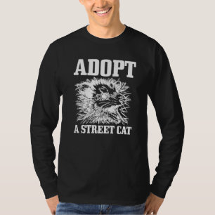 T-shirt Opossum Adopte Un Chat Vintage Possum 2