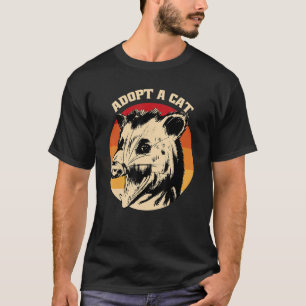 T-shirt Opossum Adopter Un Chat
