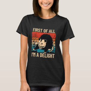T-shirt Opossum d'abord, un délicieux Sarcas Vintage