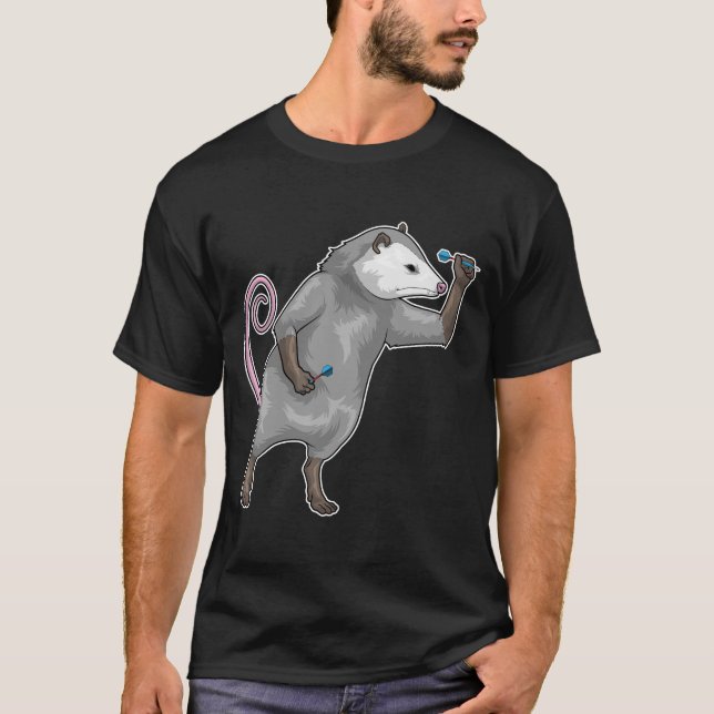 T-shirt Opossum Darts Dart (Devant)