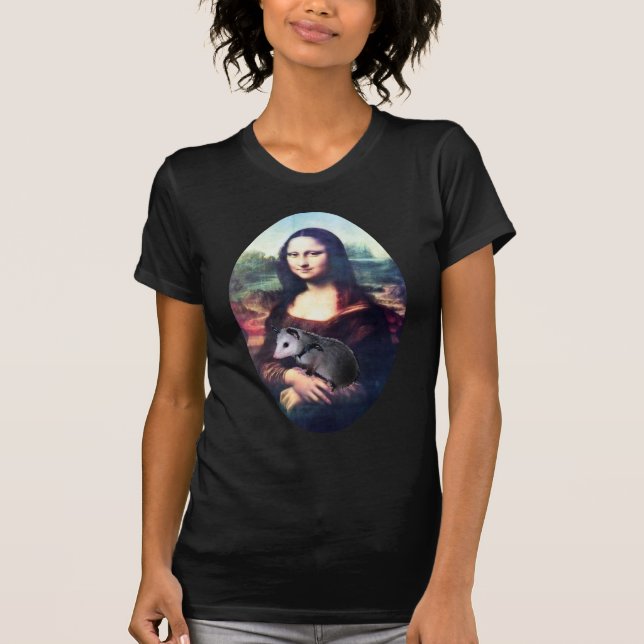 T-shirt Opossum de Mona Lisa (Devant)