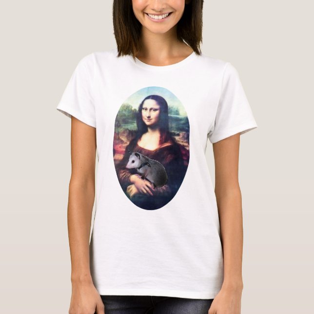 T-shirt Opossum de Mona Lisa (Devant)