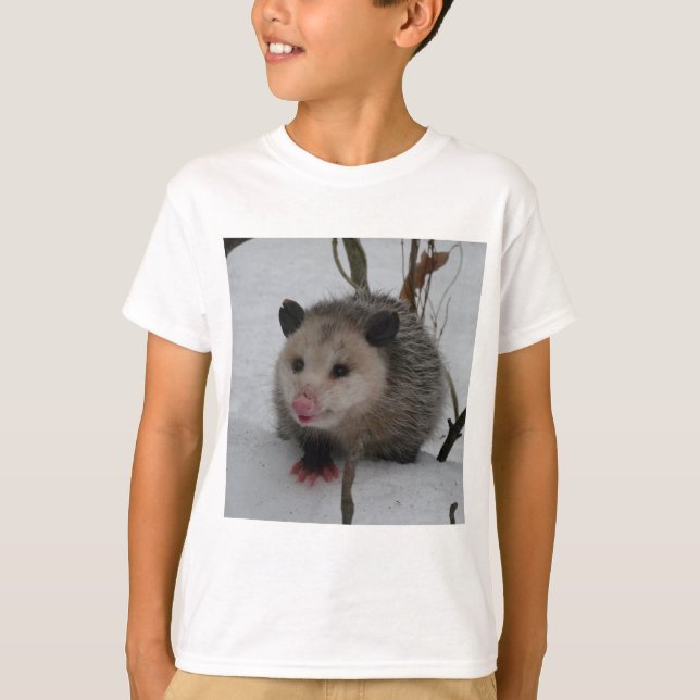 T-shirt Opossum de neige (Devant)