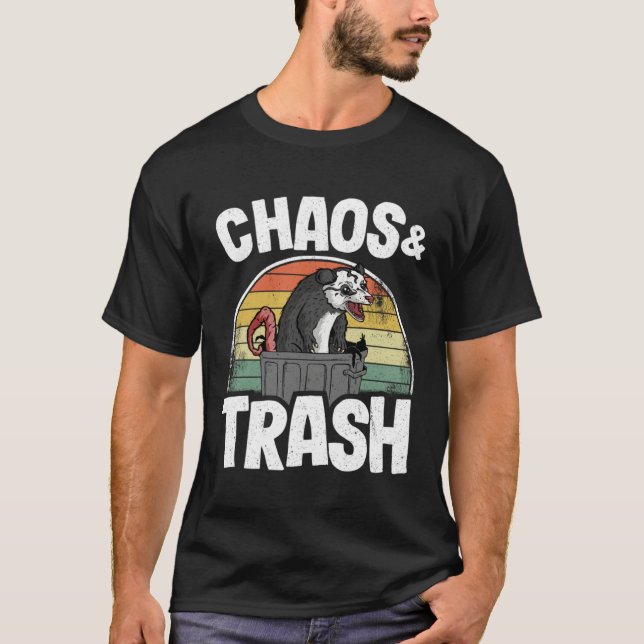 T-shirt Opossum Fouillis & Détritus  Possum (Devant)