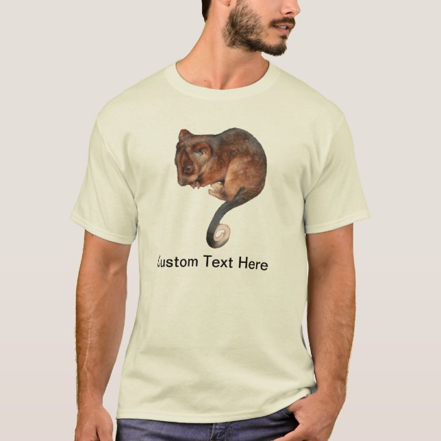 T-shirt Opossum mignon de Ringtail de bébé (Devant)