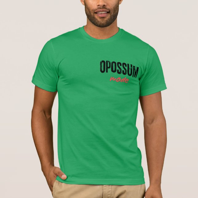 T-shirt Opossum musclé 🐾 design audacieux (Devant)