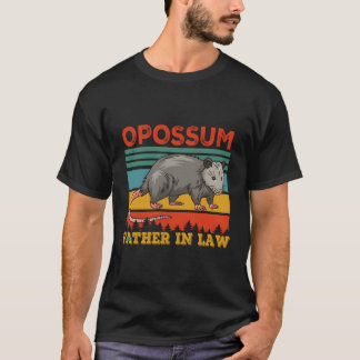 T-shirt Opossum Père en droit Animal