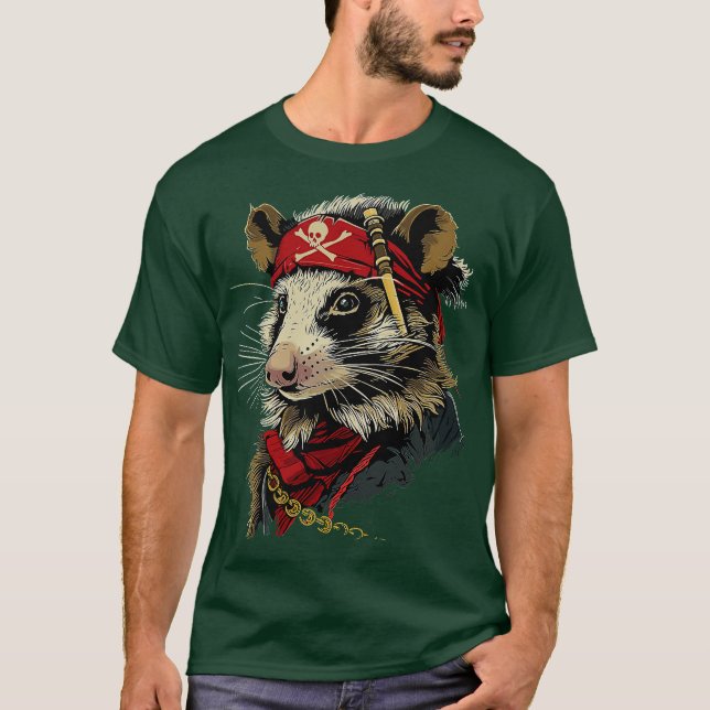T-shirt Opossum Pirate (Devant)