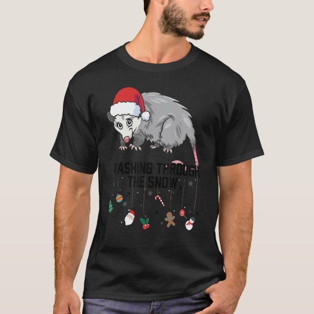 T-shirt Opossum pour conceptions de faux chat rat et raton (Devant)
