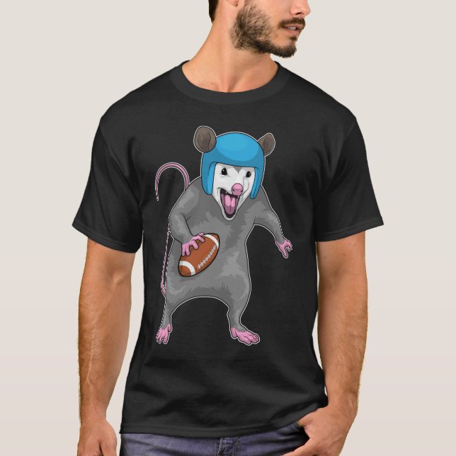 T-shirt Opossum Sports de football américain (Devant)