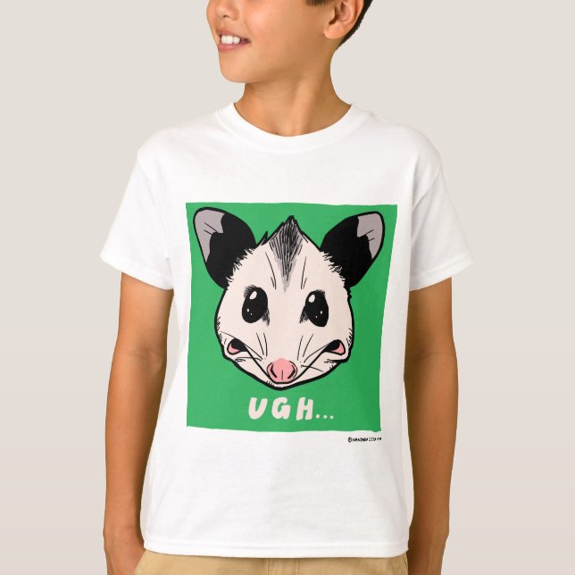 T-shirt Opossum "UGH..." (Devant)