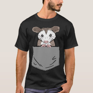 T-shirt Opossum Vintage Poche Opossum