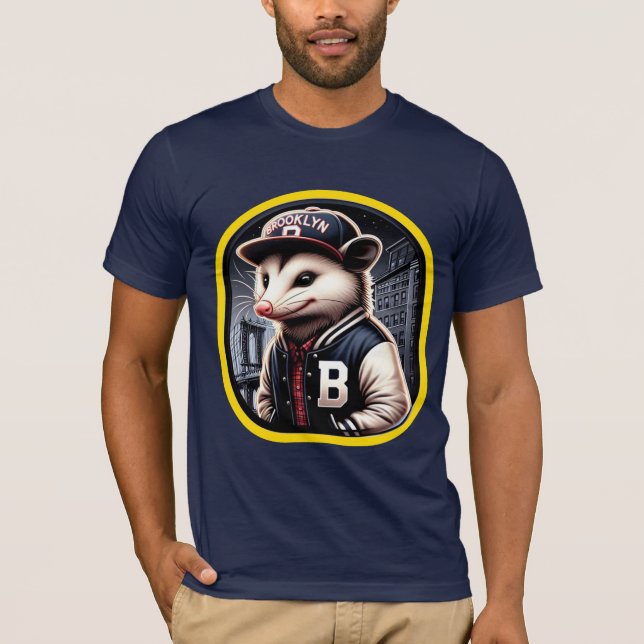 T-SHIRT OPOSSUME BROOKLYN NYC 5 (Devant)