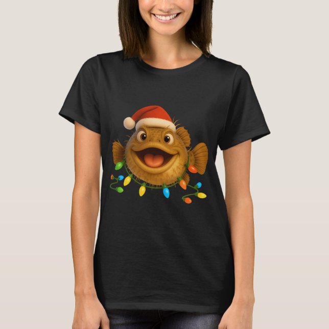 T-shirt Opsanus tau de Noël (Devant)