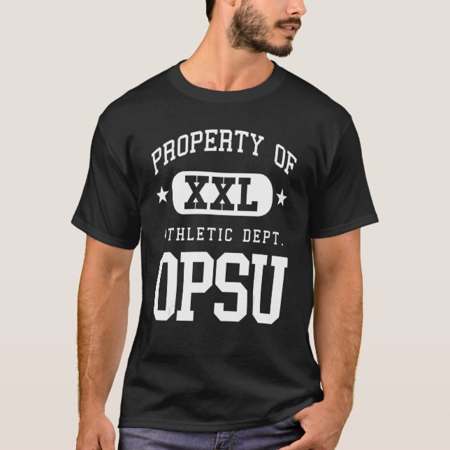T-shirt OPSU XXL Athletic School Property (Devant)