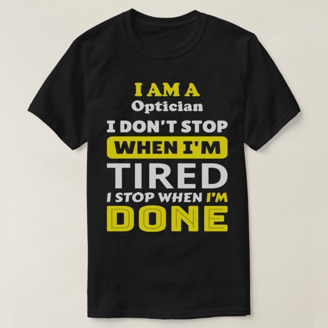 T-shirt Opticien 13 (Design devant)