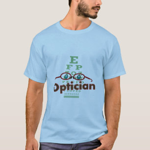 T-shirt Opticien--Cadeaux de diagramme d'oeil