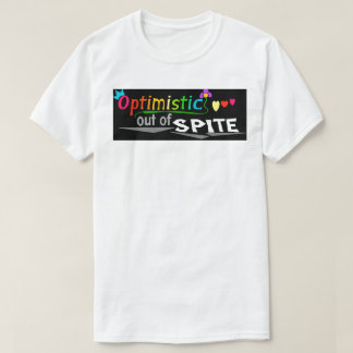 T-shirt "Optimiste" en couleurs