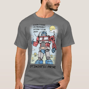T-shirt Optimiste Prime Funny