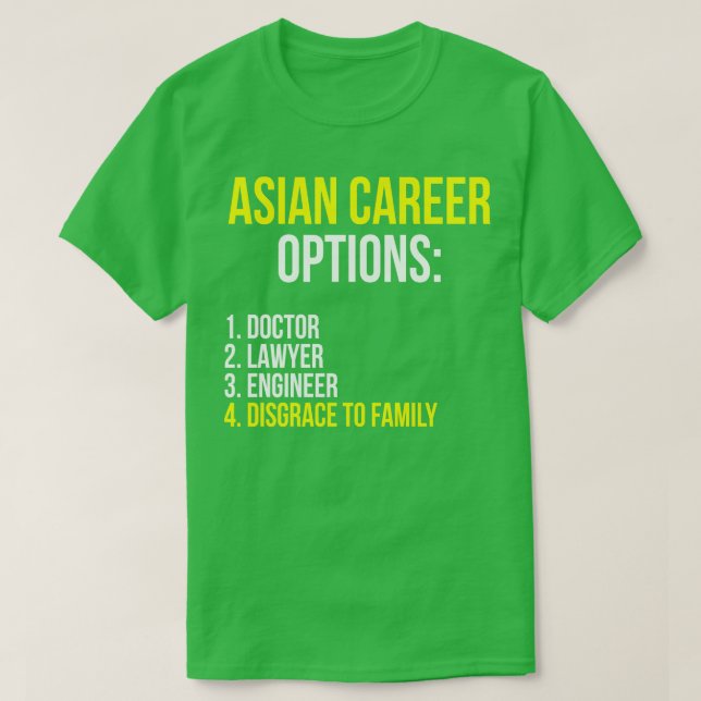 T-shirt Options d'eer asiatiques (Design devant)
