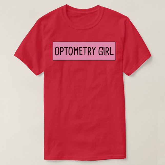 T-shirt Optométrie fille 1 (Design devant)