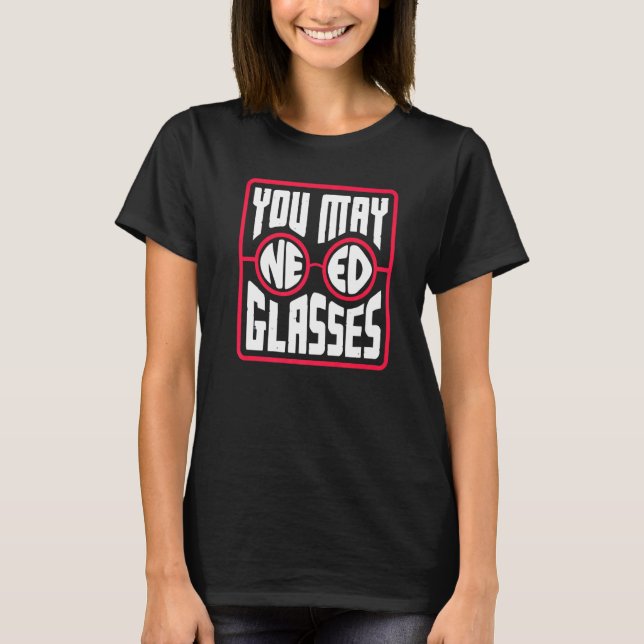 T-shirt Optométriste Opticien Optométrie Ophtalmologue Nee (Devant)