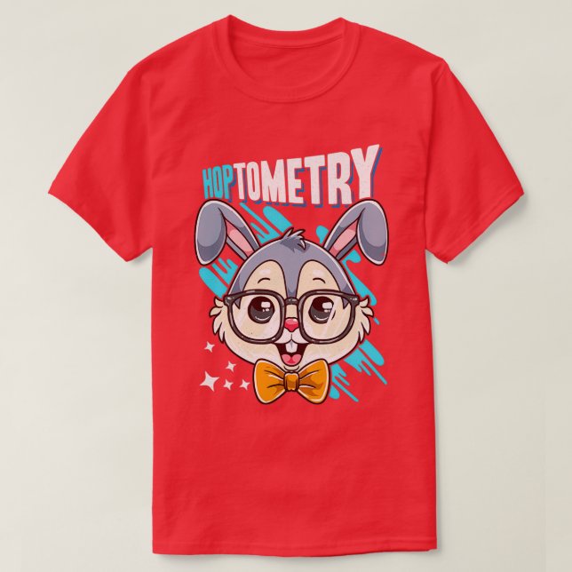 T-shirt Optometry Easter Hoptometry Optometrist Gift (Design devant)