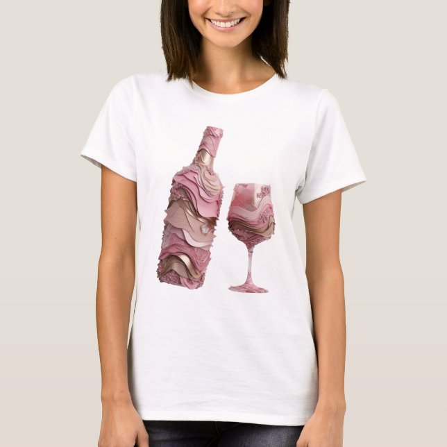 T-shirt Or ABSTRACT ART Design Abstrait Bold Gold (Devant)