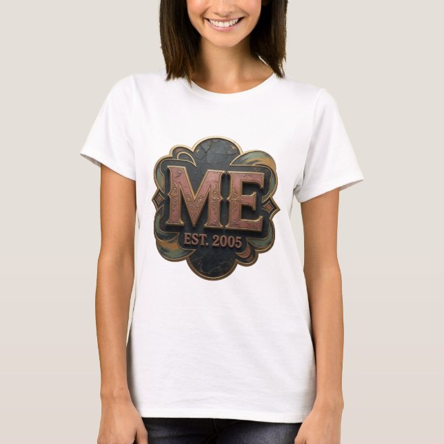 T-shirt Or ABSTRACT ART Design Moderne (Devant)