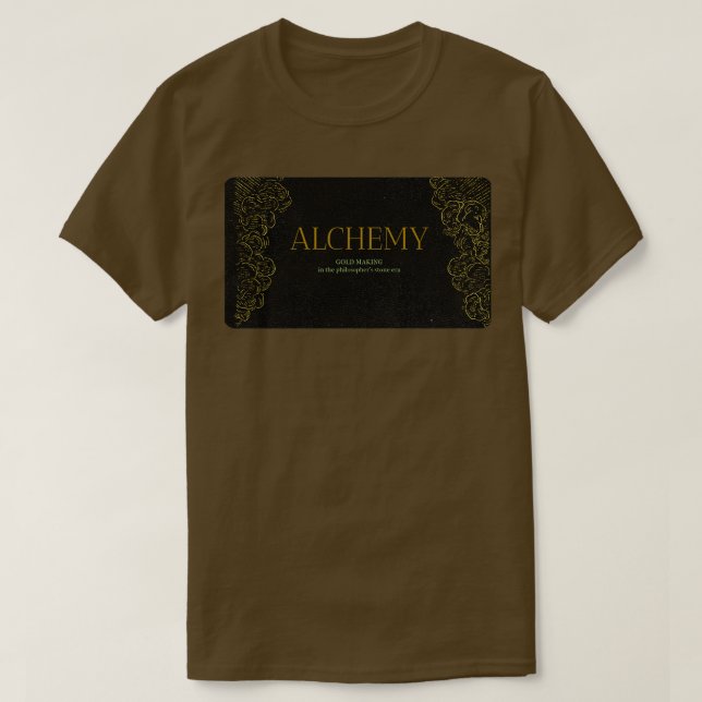 T-shirt Or alchimie (Design devant)