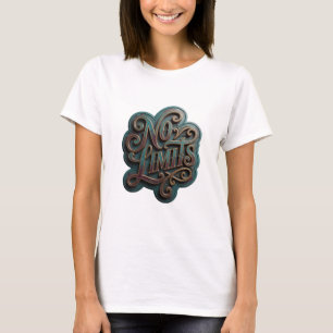 T-shirt Or Art Portable Or Doré SANS LIMITES