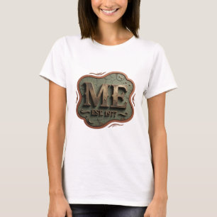 T-shirt Or Chic ME EST 1977 Motif Artistique