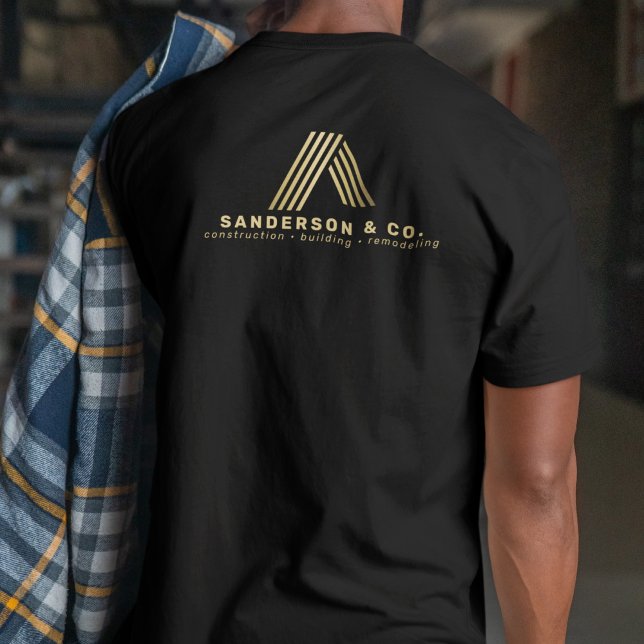 T-shirt Or constructeurs personnel de la construction empl (Créateur téléchargé)
