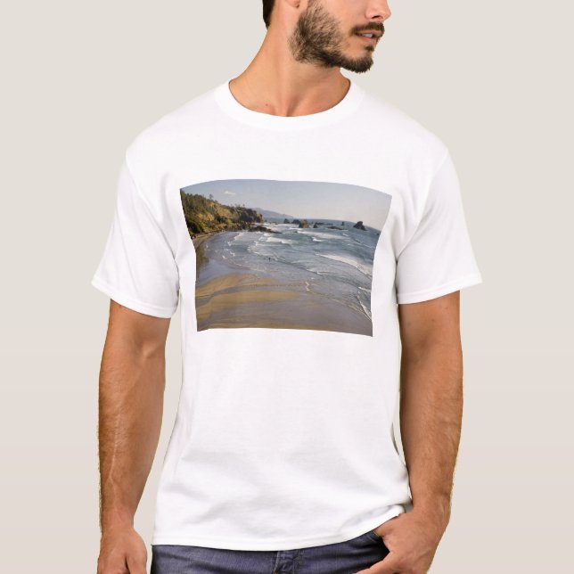 T-shirt OR, côte de l'Oregon, Ecola State Park, Indien (Devant)