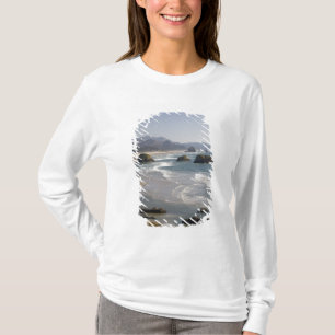 T-shirt OR, côte de l'Oregon, parc d'État Ecola, vue de