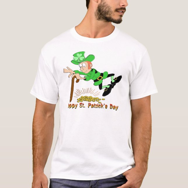 T-shirt Or de lutin du jour de St Patrick (Devant)