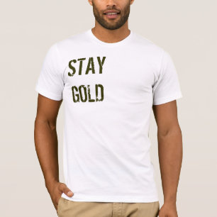 T-SHIRT OR DE SÉJOUR