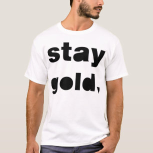 T-shirt Or de séjour