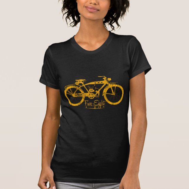 T-shirt Or de vélomoteur de cru (Devant)