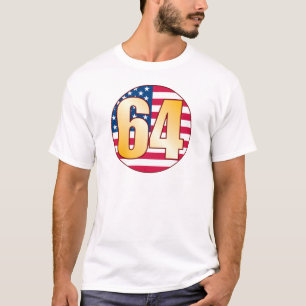 T-shirt Or des 64 Etats-Unis