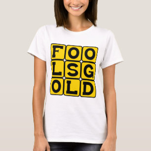T-shirt Or des fous, minéral feldspath